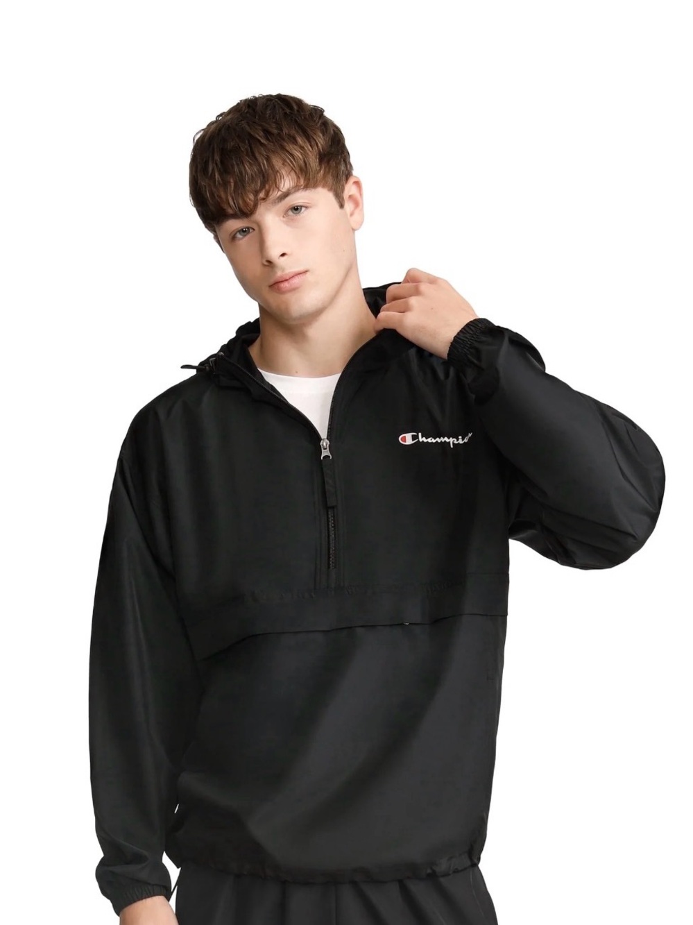 Champion Men’s Packable Black Stadium Jacket - size XL